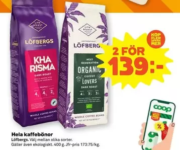 Next - Hela kaffebönor