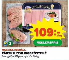 Guldfågeln - FÄRSK KYCKLINGBRÖSTFILÉ