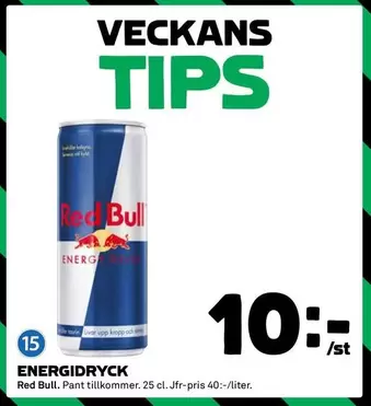 Red bull - ENERGIDRYCK