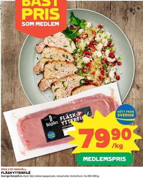 FLÄSKYTTERFILÉ