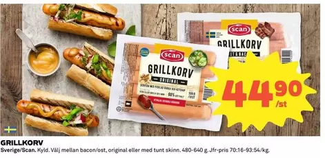Scan - GRILLKORV