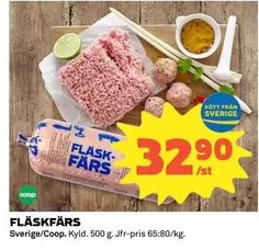 Coop - FLÄSKFÄRS