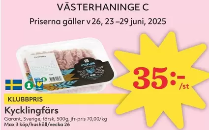Garant - Kycklingfärs