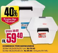 HOMEBOX FÖRVARINGSBOX