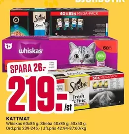 whiskas - KATTMAT