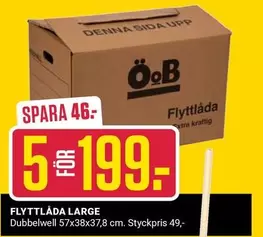 Extra - FLYTTLÅDA LARGE
