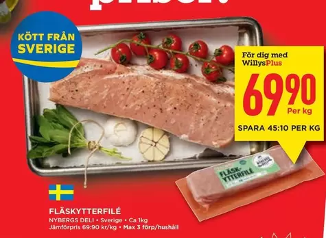 Nybergs Deli - FLÄSKYTTERFILE