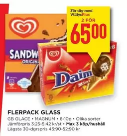 Daim - FLERPACK GLASS