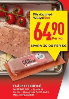 Nybergs Deli - FLÄSKYTTERFILE