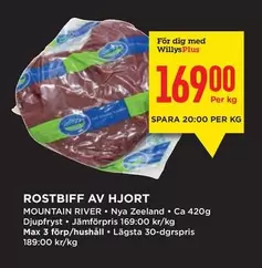 ROSTBIFF AV HJORT