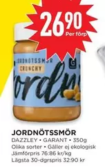 Dazzley - JORDNÖTSSMÖR