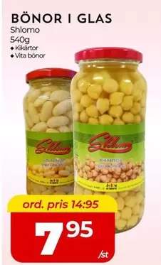 BÖNOR I GLAS