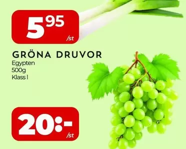 GRÖNA DRUVOR