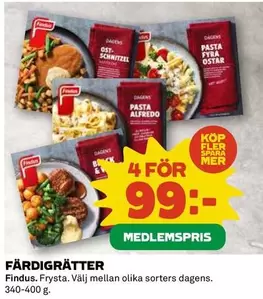 Findus - FÄRDIGRÄTTER