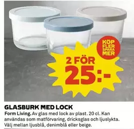 Mer - GLASBURK MED LOCK
