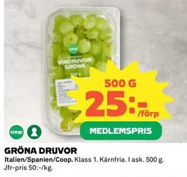 Coop - GRÖNA DRUVOR