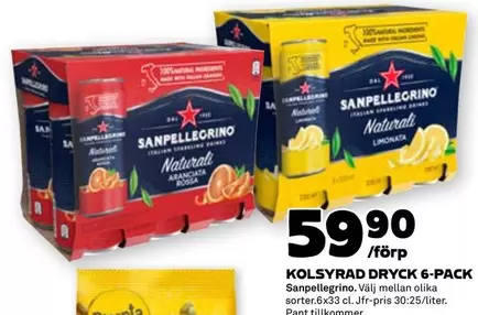 KOLSYRAD DRYCK 6-PACK