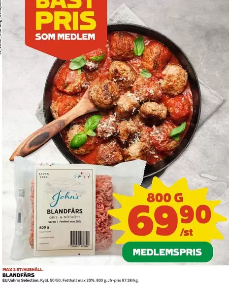 Blandfärs