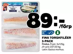 Findus - FINA TORSKFILÉER
