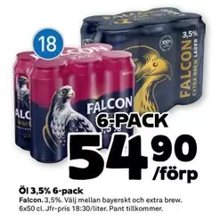Falcon - Öl 3,5% 6-pack
