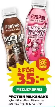 Mer - PROTEIN MILKSHAKE