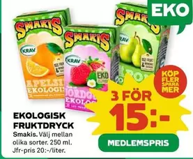 EKO - LOGISK FRUKTDRYCK