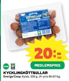 Coop - KYCKLINGKÖTTBULLAR