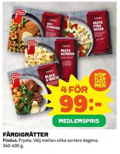 Findus - FÄRDIGRÄTTER