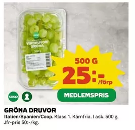 Coop - GRÖNA DRUVOR