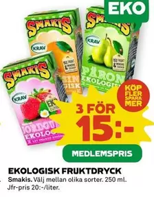 EKO - LOGISK FRUKTDRYCK