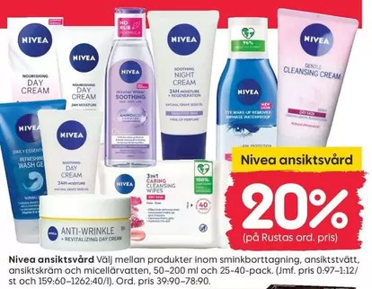 Nivea - ansiktsvård
