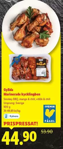 Gyllda - Marinerade kycklingben