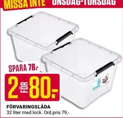 FÖRVARINGSLÅDA