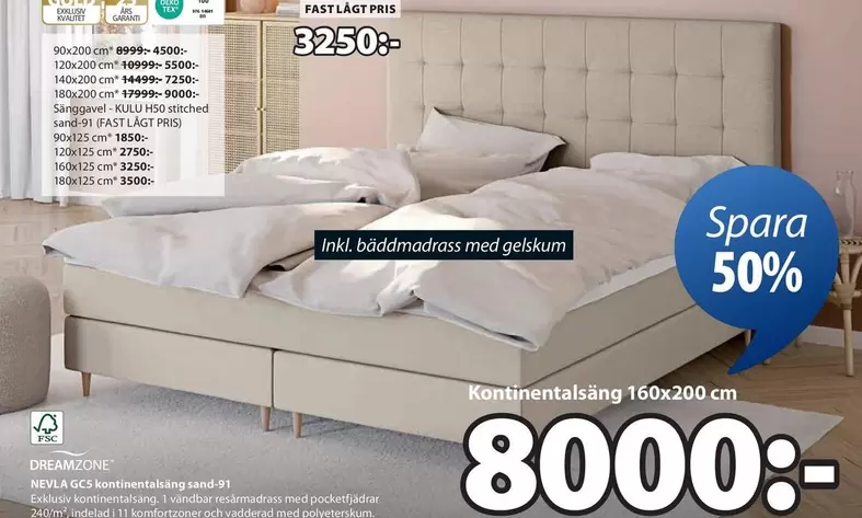 Kontinentalsäng