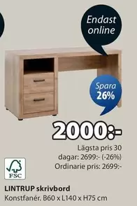 LINTRUP skrivbord