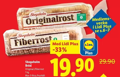 Skogaholm - Bröd