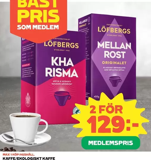 KAFFE/EKOLOGISKT KAFFE