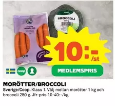Coop - MORÖTTER/BROCCOLI