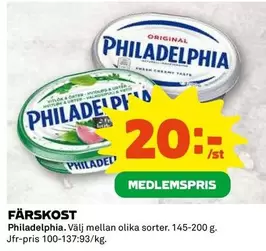 Philadelphia - FÄRSKOST