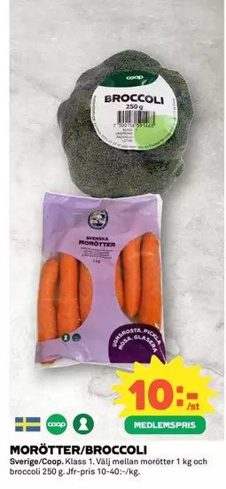 Coop - MORÖTTER/BROCCOLI
