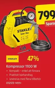 Stanley - Kompressor 1100 W