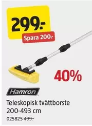 Hamron - Teleskopisk tvättborste