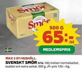 Arla - SVENSKT SMÖR