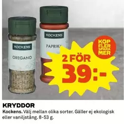 Kockens - KRYDDOR