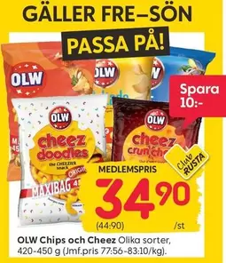 OLW - Chips och Cheez