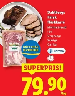 Färsk fläskkarré