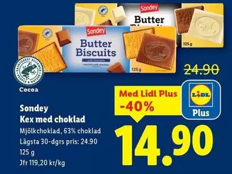 Kex med choklad