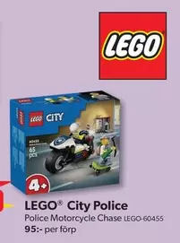 LEGO - City Police Police Motorcycle Chase -60455