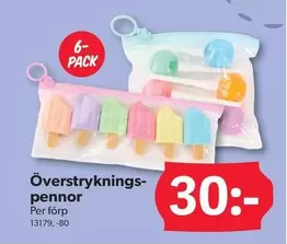 Överstrykningspennor