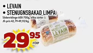 STENUGNSBAKAD LIMPA